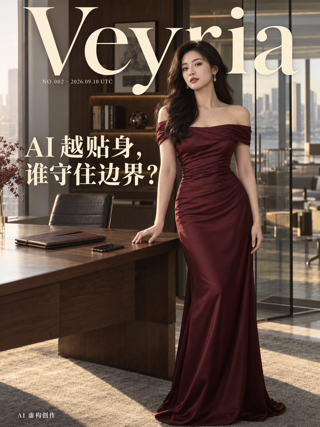 Veyria 第 002 期封面：AI 越贴身，谁守住边界？